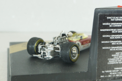 Lotus Ford 49 #2 D.Attwood, Monaco GP  1969, red, Formula 1, QFC99029, Quartzo 1:43