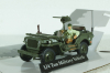 JEEP Willys 1/4 Ton.C/MITRAGLIA E FIGURA, Cararama 1:43