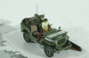JEEP Willys 1/4 Ton.C/MITRAGLIA E FIGURA, Cararama 1:43