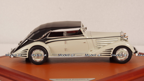 Maybach Zeppelin DS8 Stromlinien-Cabrio Spohn 1934, light grey/black (L.E.300pcs), CMF43015, CMF 1:43