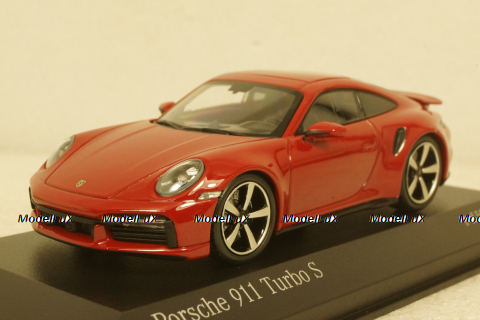 Porsche 911 (992) Turbo S 2020, red, 410069475,  Minichamps 1:43 Уценка!