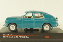 Газ-М20 "Победа" 1950, голубой, IST002B, IST 1:43