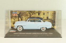 Simca Aronde Grand Large "Rue de la Paix" 1956, blue/dark blue, Les Belles Annees Simca #1, Altaya 1:43 