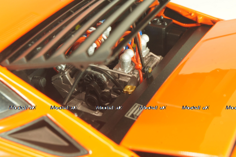 Lamborghini Urraсo Rally 1974, orange, 08445PO, Kyosho 1:18
