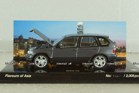 BMW X5 4.4i (E53) 1999, grey, "Flavours of Asia", 80420393166, Minichamps 1:43