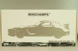Mercedes-Benz SLS AMG Black series 2013, blue metallic, 110033026, Minichamps 1:18