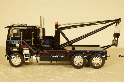 Freightliner FLA Road Ranger Towing 1987, black, American Trucks, France #3,  Altaya  1:43