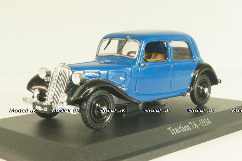 Citroen Traction 7A 1934, dark blue, 6112532, Atlas 1:43