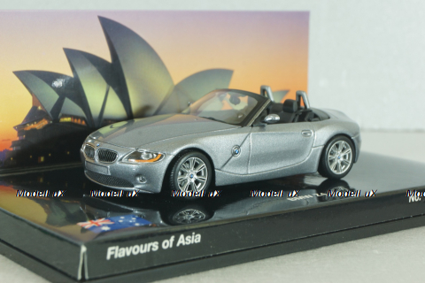 BMW Z4 roadster (E85) 2002, grey, "Flavours of Asia", 80420393159, Minichamps 1:43
