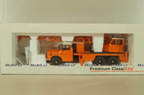 Tatra T148 crane truck 1976, orange, 12875, Premium Classixxs 1:43