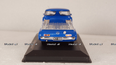 Mercedes racing Transporter, blue Wunder 1955, RAC342, IXO 1:43