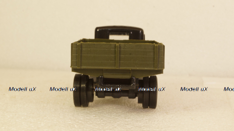 ГАЗ-АА чёрный/хаки, з-д Двигатель 1:43  