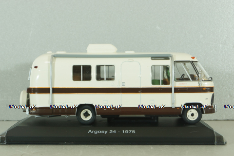 Airstream Argosy 24 camper van 1975, white, HPC041, Hachette Passion Camping-Cars #41 1:43