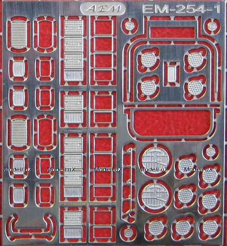 Фототравление Набор ЛАЗ-695Н (Modimio), EM-254, 1:43
