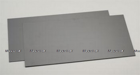 Черный листовой пластик 0,25мм (203х533) №9111