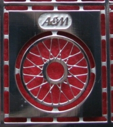 Фототравление Имитация спицованных колес №1 (никелирование), EM-178, 1:43