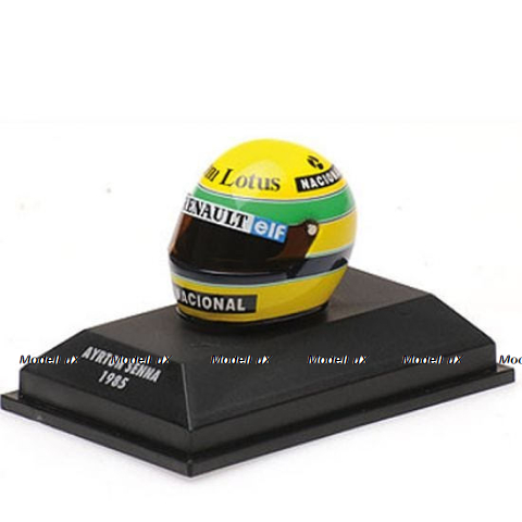 Helmet Ayrton Senna 1985, 540388512, Minichamps 1:10