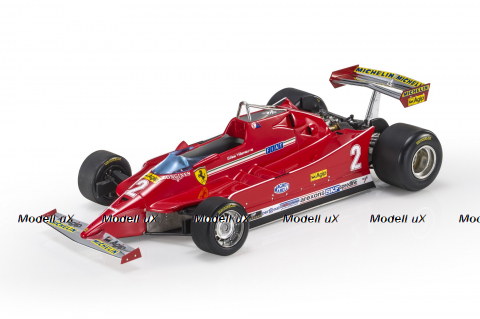 Ferrari 126C V6 Turbo F1 1980 #2 Gilles Villeneuve, GP97B, GP Replicas 1:18