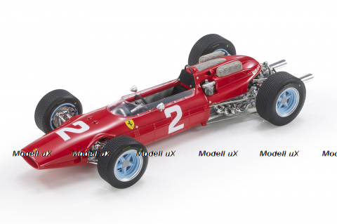 FERRARI F1 158 SCUDERIA FERRARI N 2 WORLD CHAMPION 1964 JOHN SURTEES - CON VETRINA - WITH SHOWCASE, GP Replicas 1:18