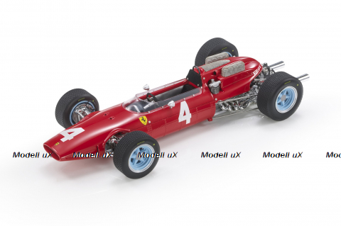 FERRARI F1 158 SCUDERIA FERRARI N 4 SEASON 1964 LORENZO BANDINI - CON VETRINA - WITH SHOWCASE, GP Replicas 1:18