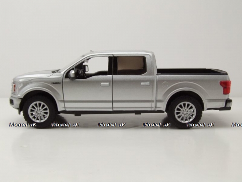 Ford F-150 Limited Crew Cab silver, MotorMax 1:24