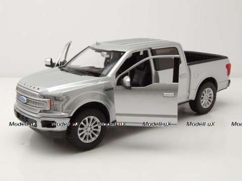 Ford F-150 Limited Crew Cab silver, MotorMax 1:24