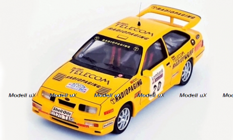Ford Sierra RS Cosworth, No.20, british Telecom Radiopaging, Rallye WM, RAC Rallye, M.Lovell/R.Freeman, 1987, Trofeu 1:43