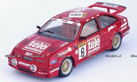 Ford Sierra RS Cosworth, RHD, No.8, tele moustique, 24h Spa, 1987, A.Rouse/T.Tassin/W.Percy, Trofeu 1:43