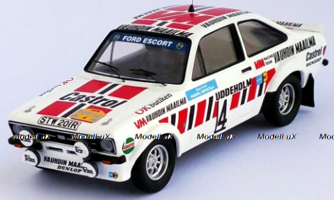 Ford Escort MK II RS, No.4, VN Vauhdin Maalilma, Rallye WM, Rallye Schweden, 1979, H.Mikkola/A.Hertz, Trofeu 1:43