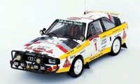 Audi Sport quattro, No.1, HB Audi Team, HB, Rallye WM, Safari Rallye, H.Mikkola/A.Hertz 1985, Trofeu 1:43