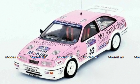 Ford Sierra RS Cosworth, RHD, No.43, Mr. Tomkinson, Rallye WM, RAC Rallye, P.Collins/B.Thomas 1988, Trofeu 1:43