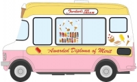 Bedford CF Morrison, RHD, Jordance Ice Cream, Ice Cream VAN, Oxford 1:43