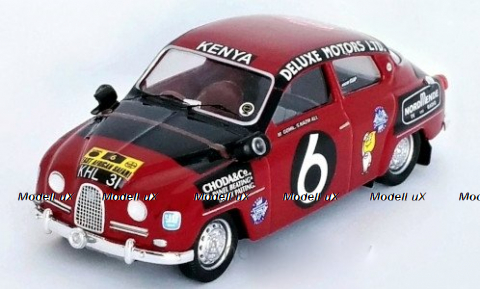 Saab 96 No.6 East African Safari Rally, Nazir 1963, Trofeu 1:43