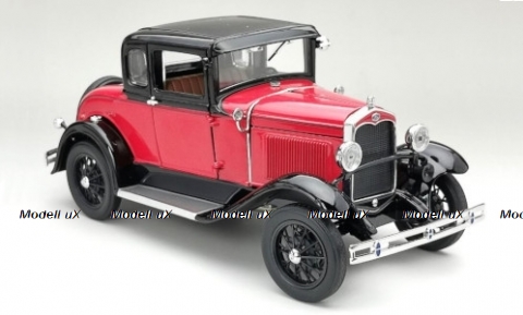 Ford Model A Coupe 1931 red/black, SUN6137, SunStar 1:18