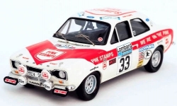Ford Escort MkI, RHD, No.33, rosa Stamps, Rally WM, RAC Rally, N.Rockey/D.Tucker 1975, Trofeu 1:43