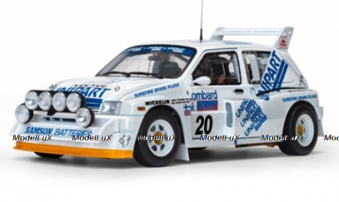 MG METRO 6R4 NO.20 H.TOIVONEN/ C.WREDE RAC RALLY 1986, SUN5539, SunStar 1:18