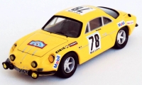 Alpine Renault A110, No.78, Criterium des Cevennes, B.Wollek/M.de la Grandrive, 1969, Trofeu 1:43