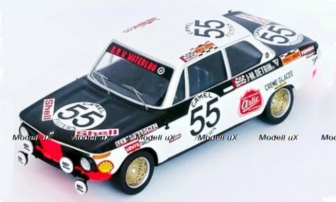 BMW 2002, No.55, BMW Waterloo, 24 Spa Francorchamps, R.Derom/J-M.Detrin 1972, Trofeu 1:43
