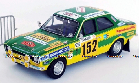 Ford Escort MK1 RS2000, No.152, Rally Monte Carlo, A.Beauchef/J-R.Dubois/C.Keller 1977, Trofeu 1:43