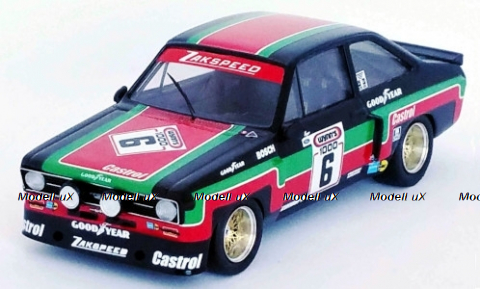 Ford Escort MKII No.6 Zakspeed, Castrol, 1000km Kyalami H.Heyer/K.Ludwig 1976, Trofeu 1:43
