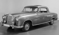 Mercedes 220 SE Coupe (W128), metallic-light blue, 1958, SUN3592, SunStar 1:18