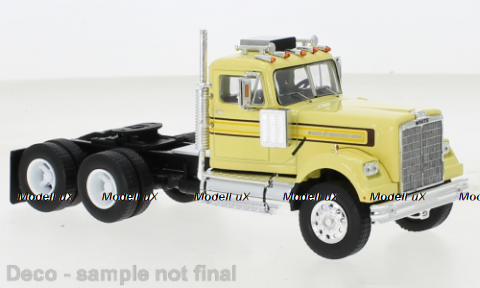 White Western Star 4864, yellow, 1970, TR161.22, IXO 1:43