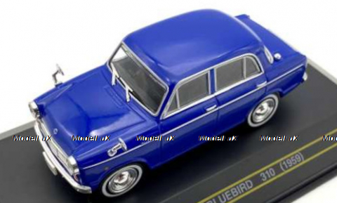 Datsun Bluebird 310 1959 blue, F43-141, First 43 1:43