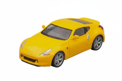 Nissan 370Z 2008, yellow, Суперкары, лучшие Автомобили Мира #54, Deagostini 1:43