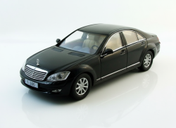 Mercedes-Benz S 500 (W221), black, Суперкары, лучшие Автомобили Мира #80, Deagostini 1:43