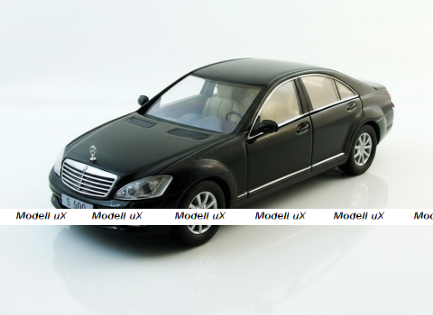 Mercedes-Benz S 500 (W221), black, Суперкары, лучшие Автомобили Мира #80, Deagostini 1:43