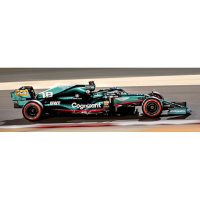Aston Martin AMR21 No.18 Aston Martin Cognizant F1 Team Bahrain GP 2021 Lance Stroll, 18S587, Spark 1:18