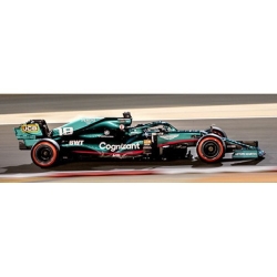 Aston Martin AMR21 No.18 Aston Martin Cognizant F1 Team Bahrain GP 2021 Lance Stroll, 18S587, Spark 1:18