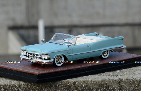 Imperial Crown Convertible Open top 1959 Normandy Blue, GLM Models 1:43