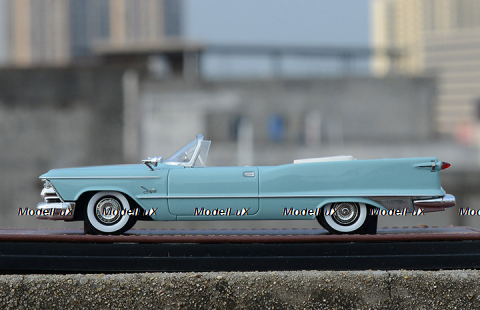 Imperial Crown Convertible Open top 1959 Normandy Blue, GLM Models 1:43